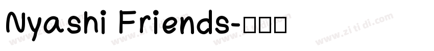 Nyashi Friends字体转换